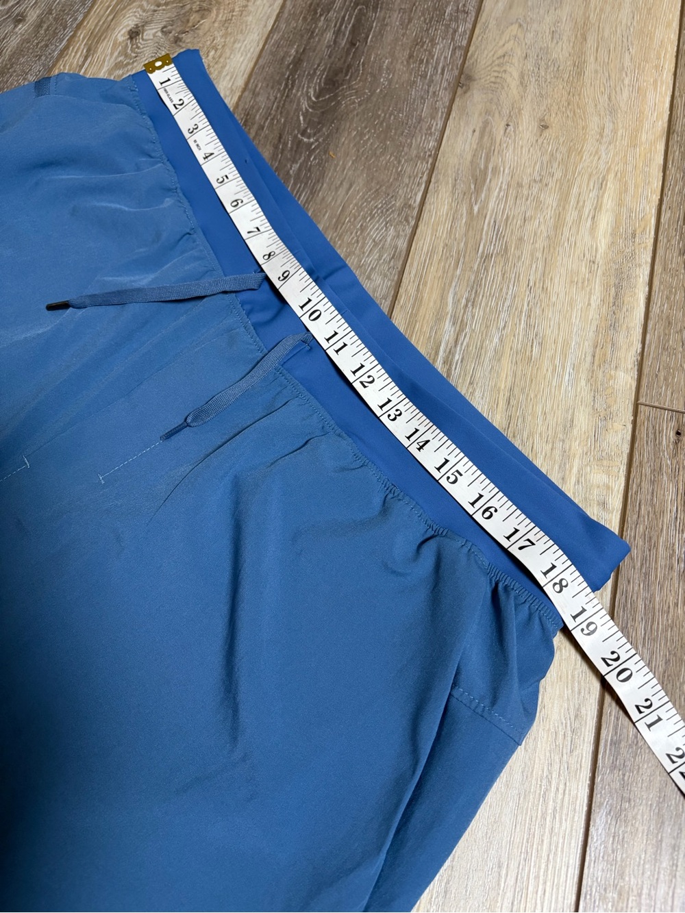Men's Blue Athletic Shorts - Picture 7 of 8
